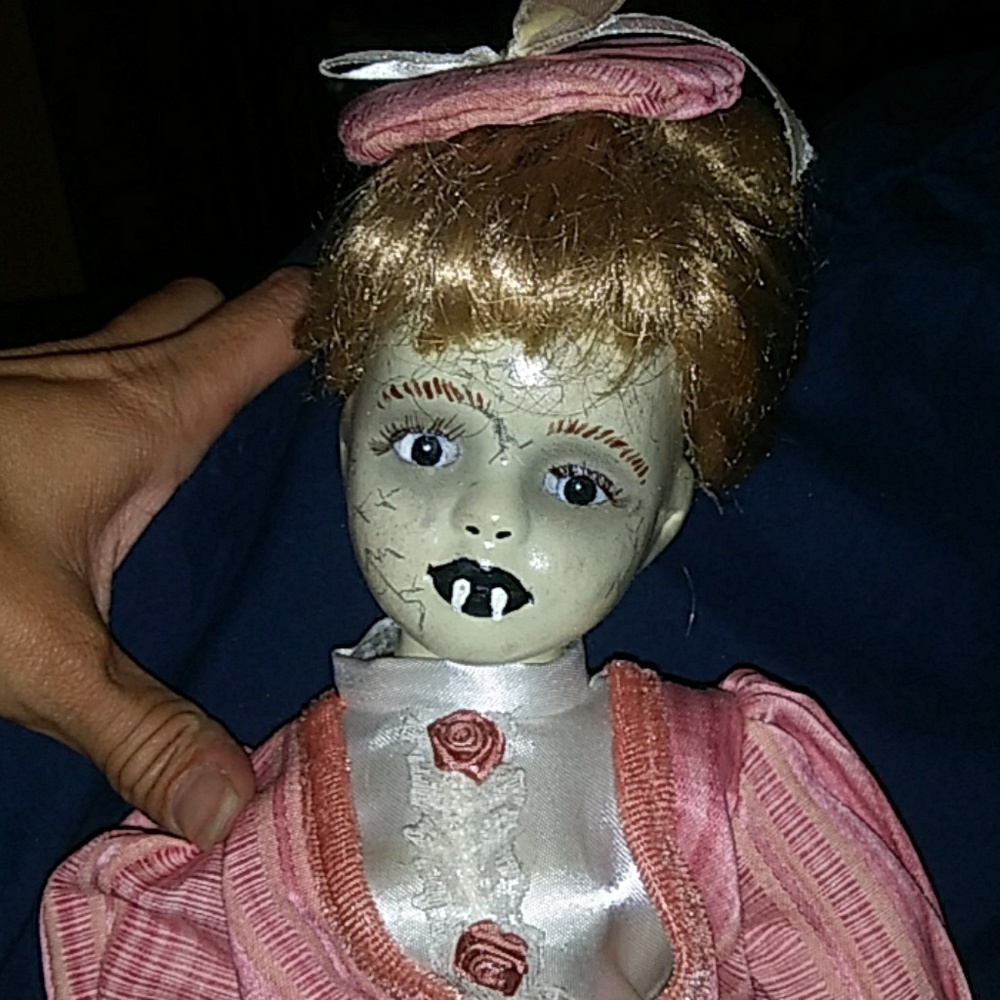 16in OOAK Vampire Creepy Scary Doll